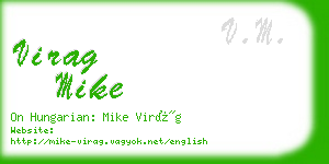 virag mike business card
